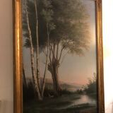 Mirror trumeau 19th - 129x62cm