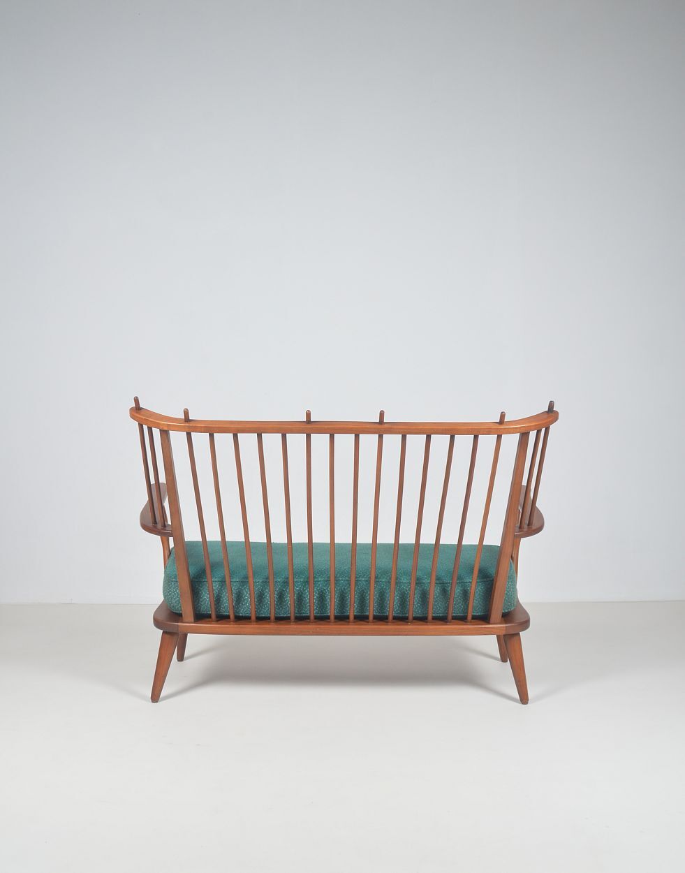 Mid-Century Scandinavian armchair with bars, 1950s