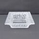 "Roses" crystal pocket emptier by LALIQUE FRANCE