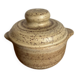 Stoneware sugar bowl