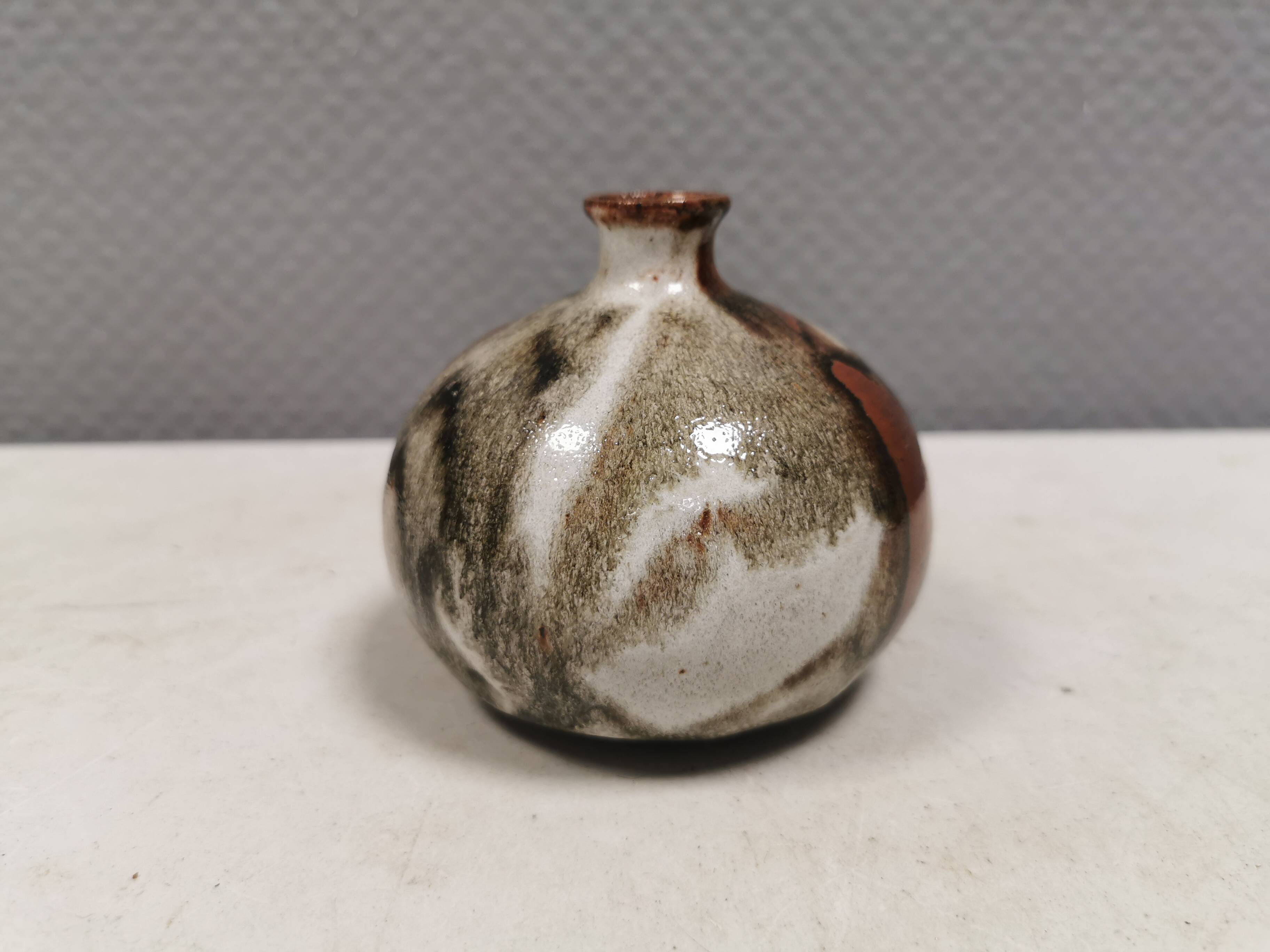 Miniature vase from Danish Waldorff ceramics 1970-80s.