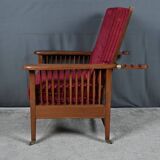 Morris chair in Mahogany, Arts & Crafts style – Early 20th century