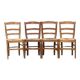 4 straw chairs
