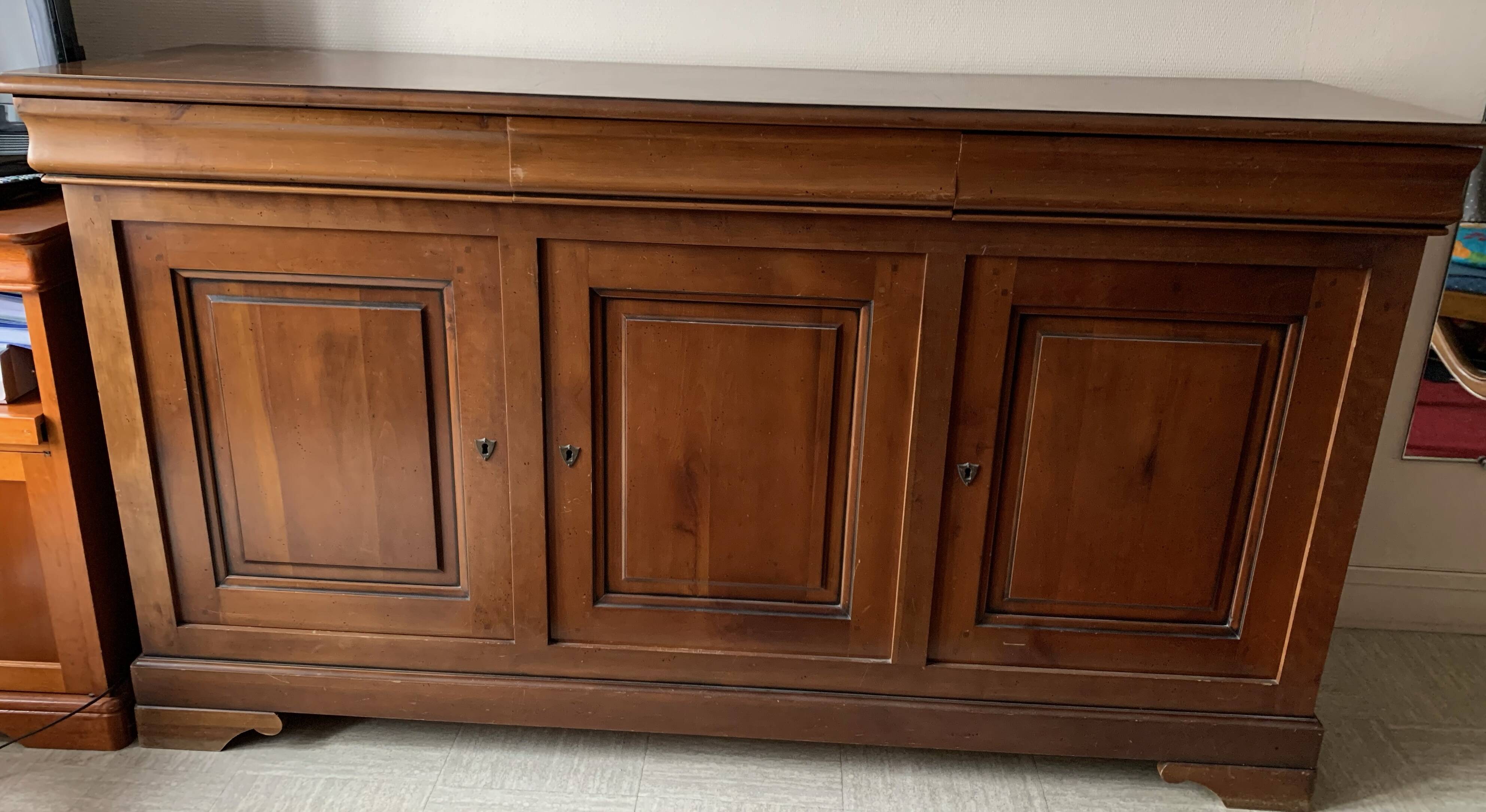 Cherry wood sideboard