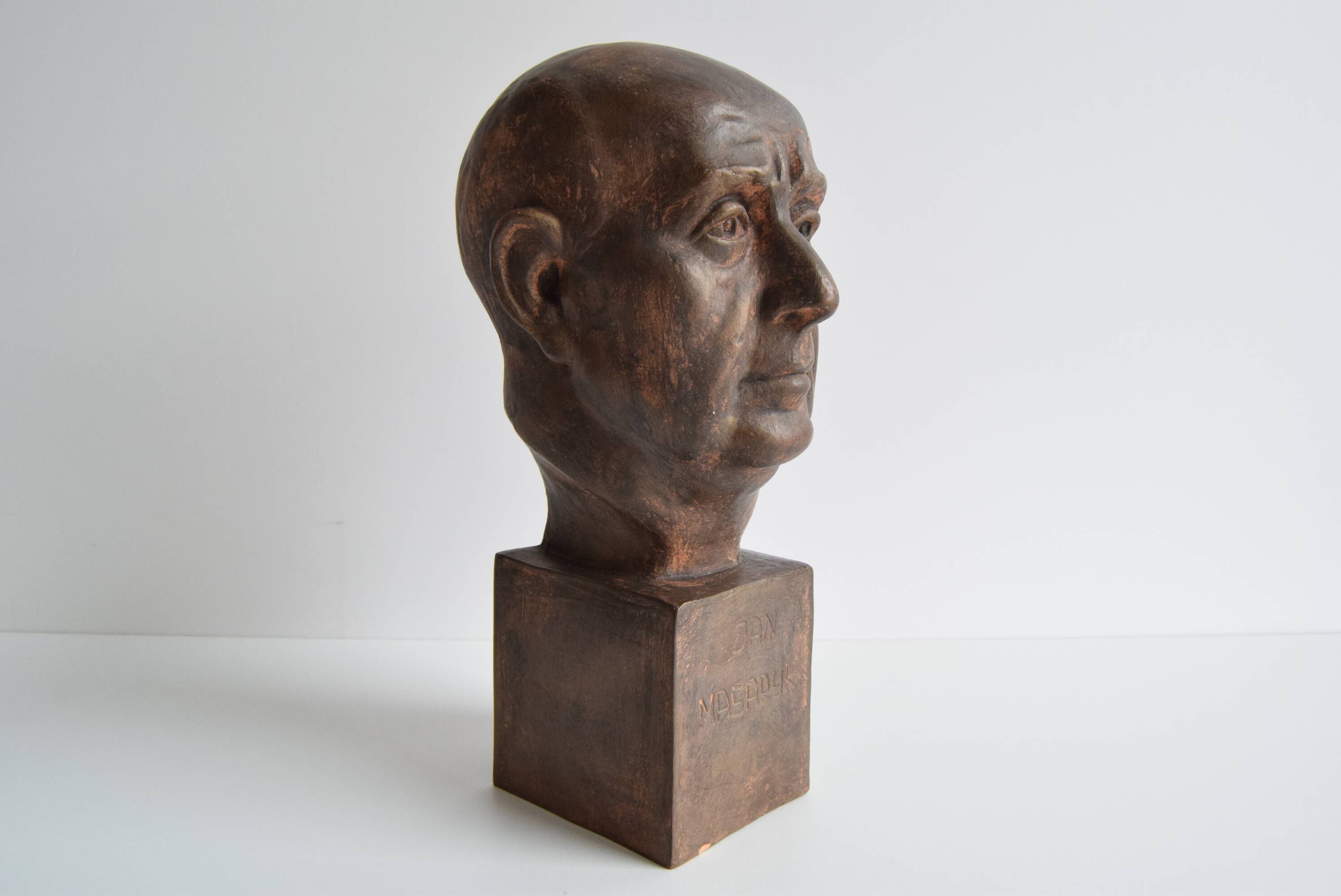 Jan Masaryk Ceramic Bust, circa 1950's
