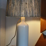 Vintage stoneware bottle lamp