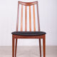 Leather and Teak Dining Chairs by Leslie Dandy for G-Plan, 1960s, Set of 6