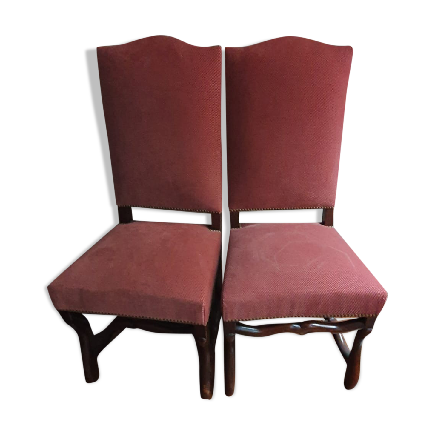 Pair of chairs "sheep bone"