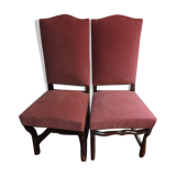 Pair of chairs "sheep bone"