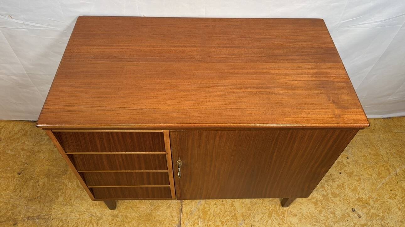 Mid Century Retro Teak Small Sideboard Circa 1960 Danish Design Scandinavia