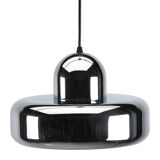 Chrome UFO Space Age Pendant Lamp