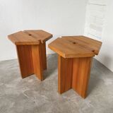 Pair of René Martin stools