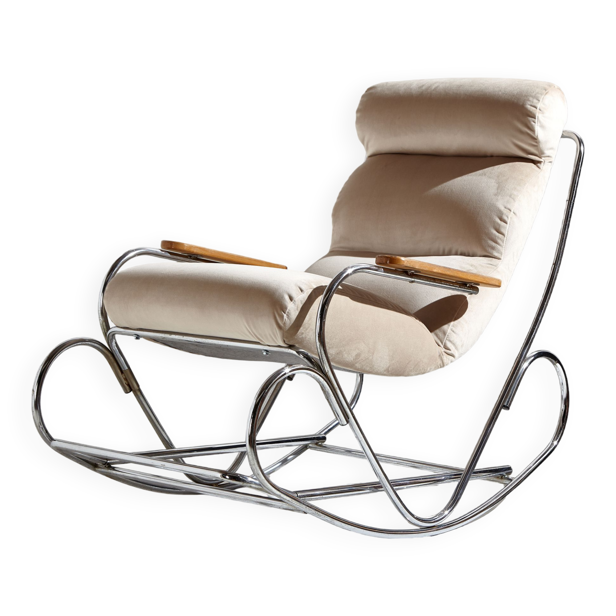Tubular rocking chair