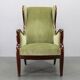 Danish mid-century wingback armchair by Frits Henningsen, 1950s