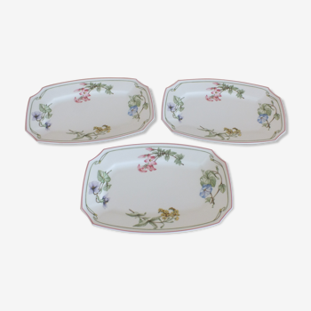 Set de 3 raviers Villeroy et Boch modèle Clarissa