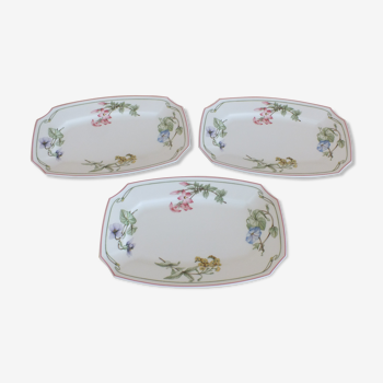 Set of 3 Raviers Villeroy and Boch model Clarissa
