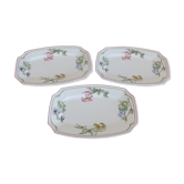 Set of 3 Raviers Villeroy and Boch model Clarissa