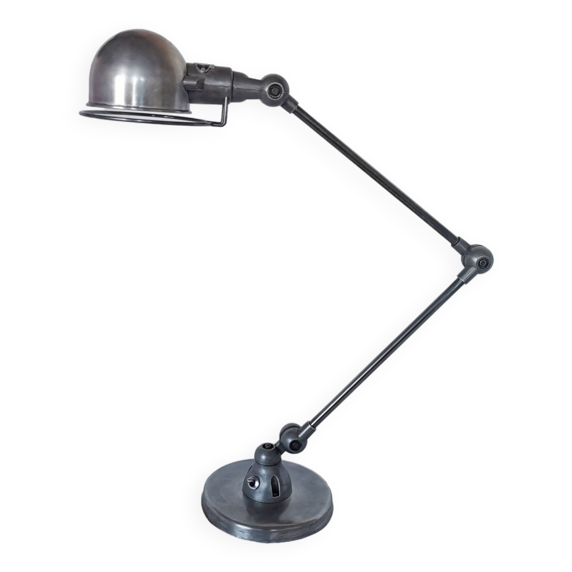 Jieldé SI333 lamp, raw steel, Lyon, France