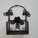 Porte brosses en fer forgé