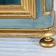 Small Showcase in Painted and Gilded Wood, Louis XV Style – Early 19th Century