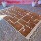 Handwoven natural wool rug 1.6/2.6 m