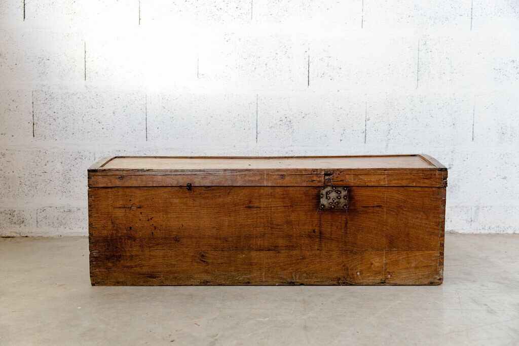 Trunk, dark wood trunk