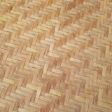 Rattan wall shelf