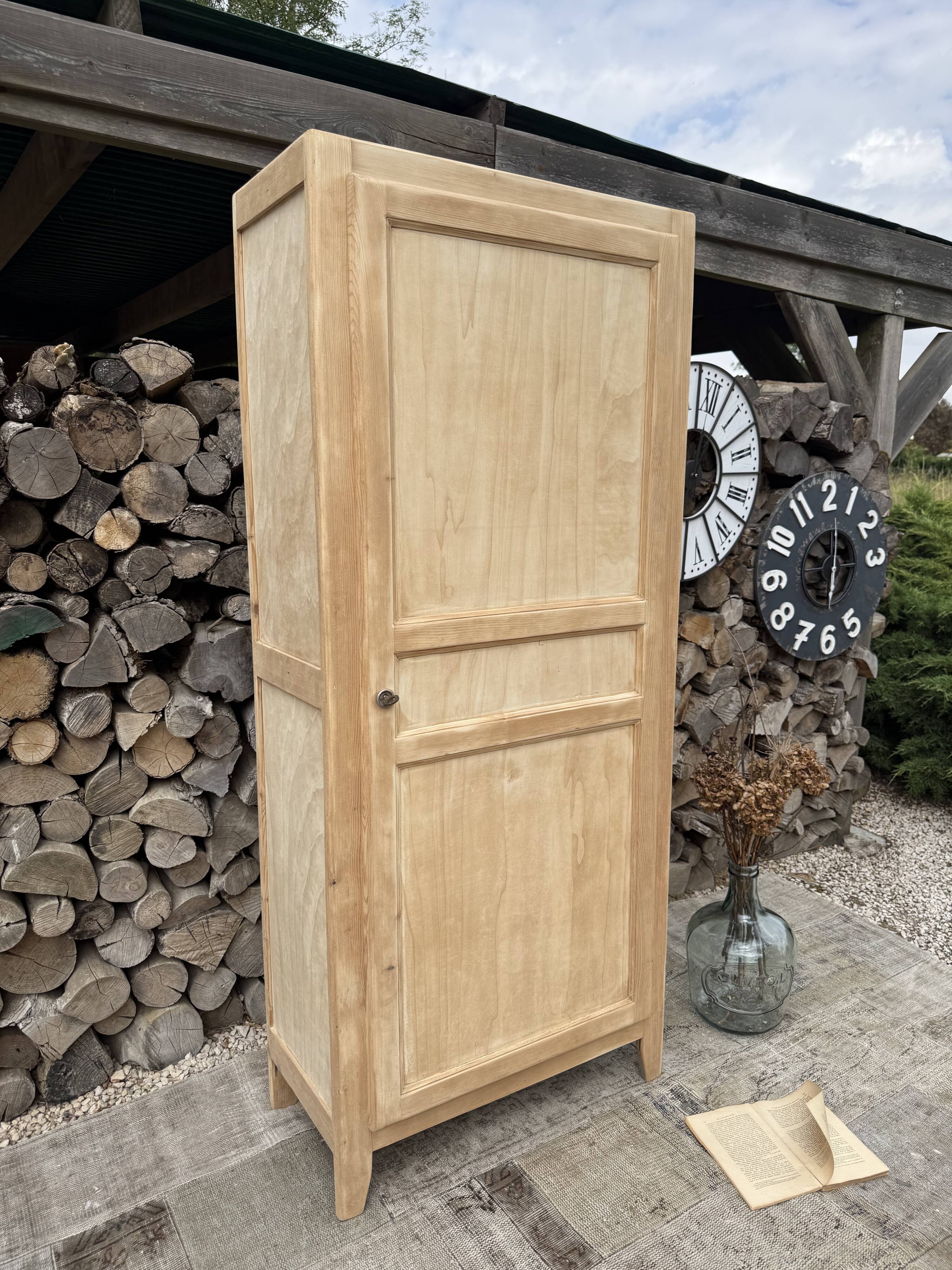 Renovated wooden wardrobe