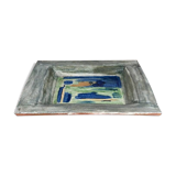 Large chamotte clay table centerpiece