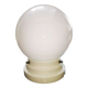 Ceiling lamp old opaline globe white base procelaine Art Deco Ø 15 cm