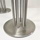 Pair of metal candlesticks model Stockholm design Hagberg Ikea vintage