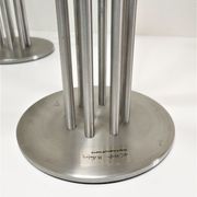 Pair of metal candlesticks model Stockholm design Hagberg Ikea vintage