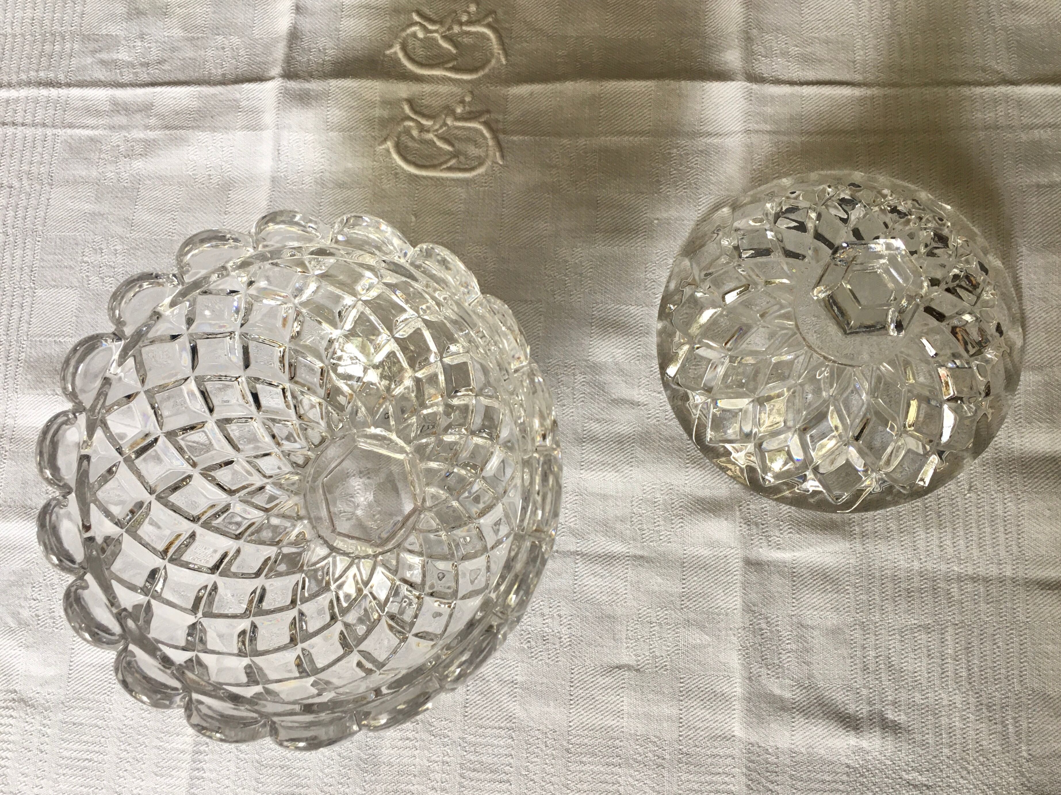 Baccarat cast crystal candy