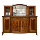 Important Art Nouveau walnut buffet