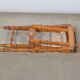 Folding wooden chair imitation bamboo