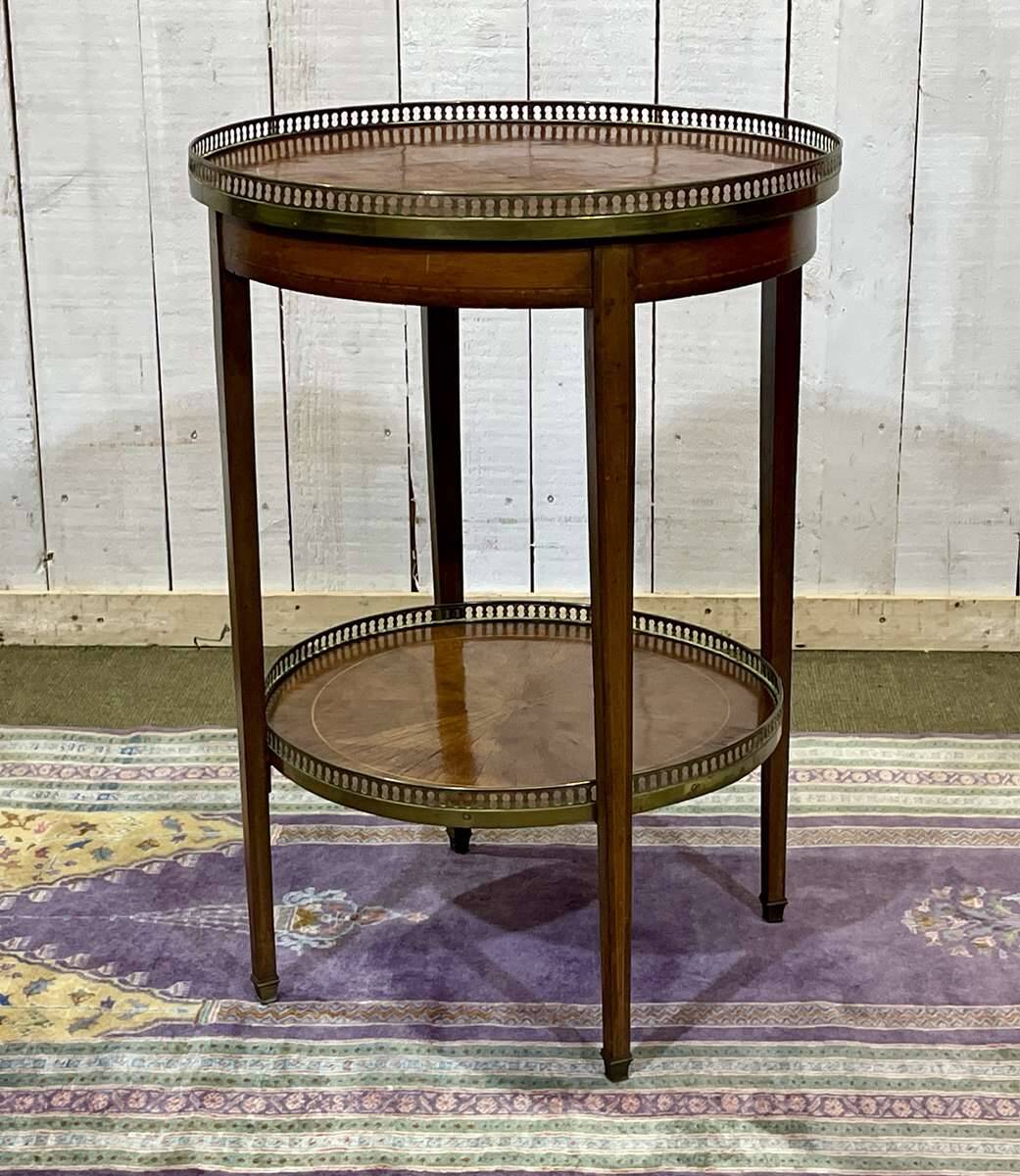 Louis XVI style mahogany side table