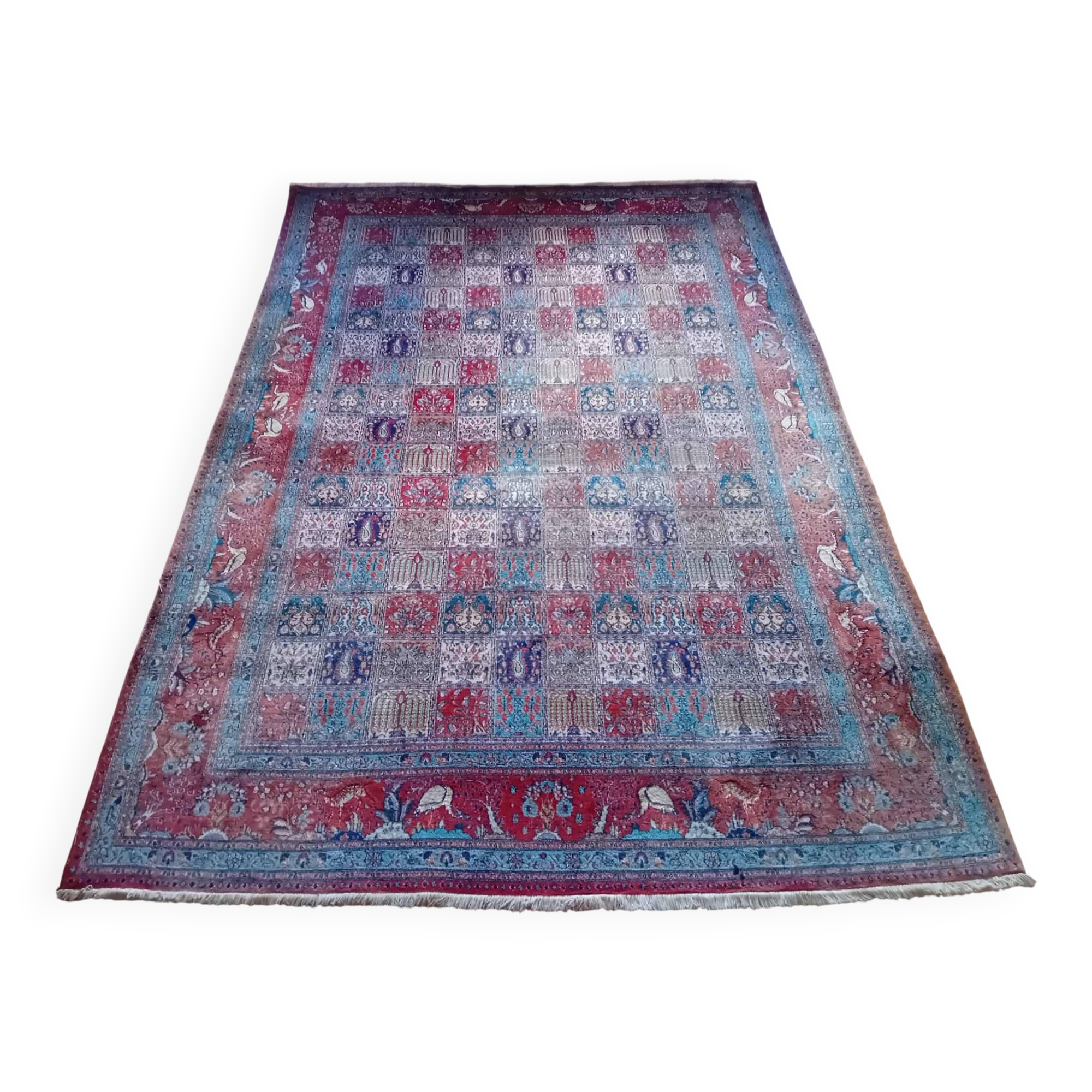 Handmade Moud XXL Persian rug 353x249cm