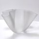 Transparent Etched Glass Vase "Cartoccio" by Pietro Chiesa for Fontana Arte