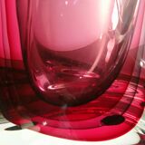 Imposing Murano of Walter FURLAN for 60s Bisanzio glass vase