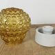 Vintage White Porcelain Ceiling Light, 1970s