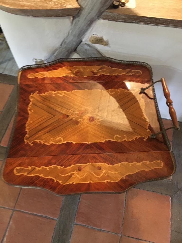 Dessert bar in marquetry