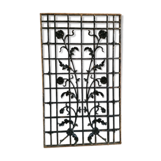 Iron grid for garden decoration