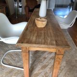 Old oak brewery table