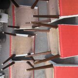 Vintage chairs skaï foot compass