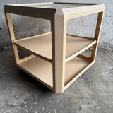 White ABS Trolley by Alberto Rosselli for Kartell — Italy 1960, Three-Tier Mobile Serving Cart