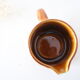 Ceramic milk pot, brown, Niderviller, made in France, vintage