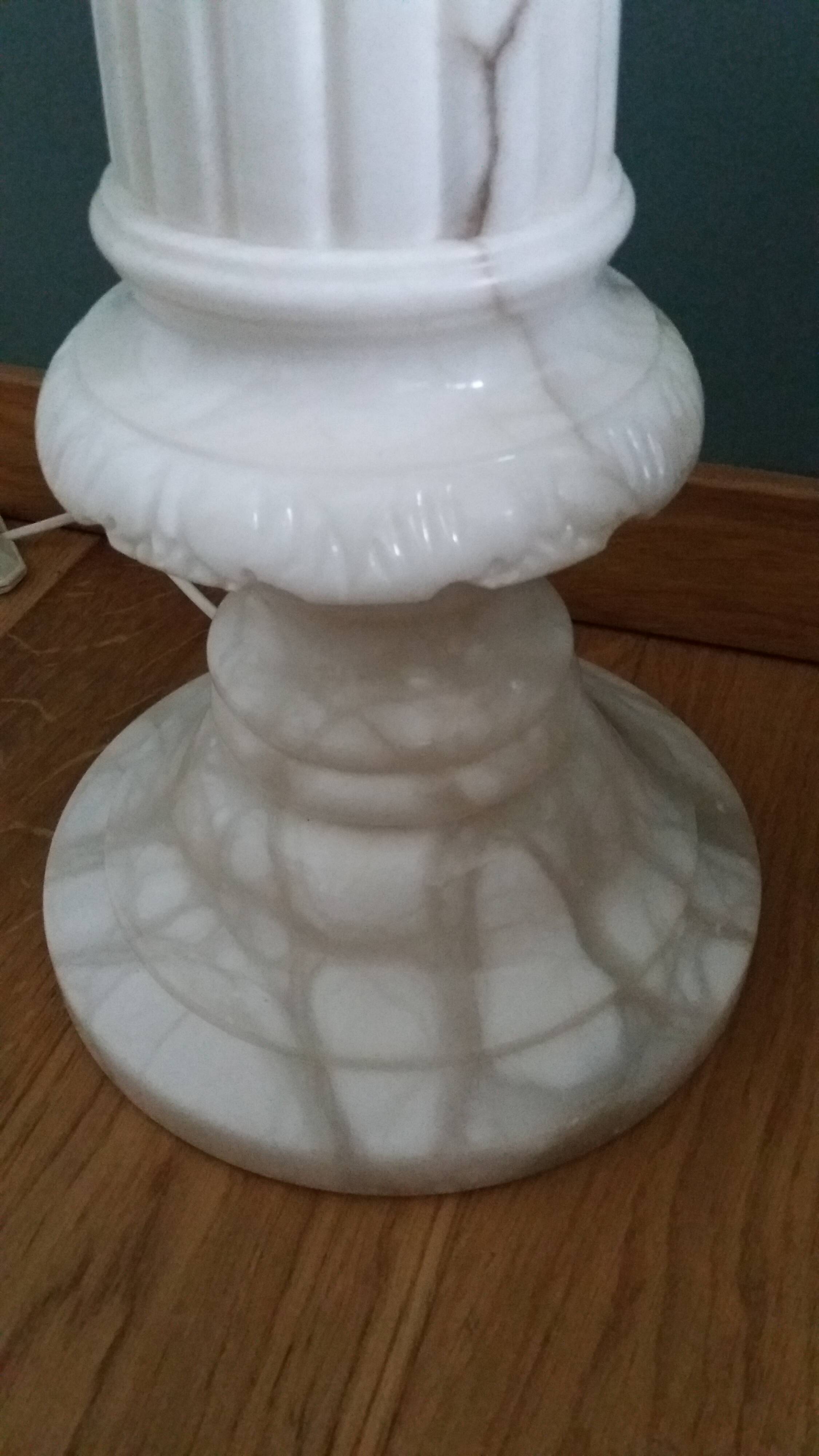 Alabaster light column