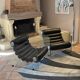 Hyaline armchair pair by Fabio Lenci. 1970. Italy.