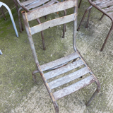 14 metal bistro chairs
