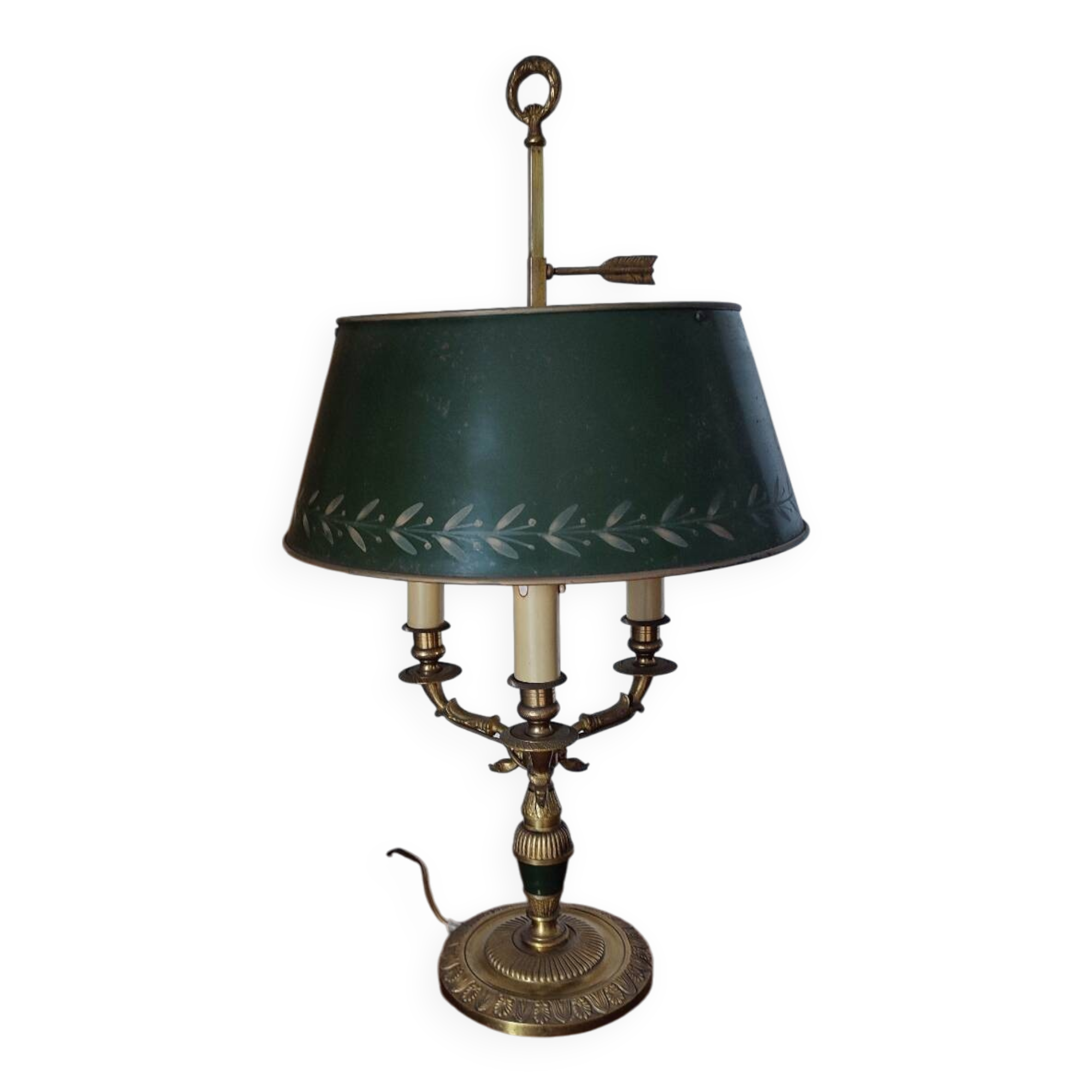 Empire style hot water bottle lamp